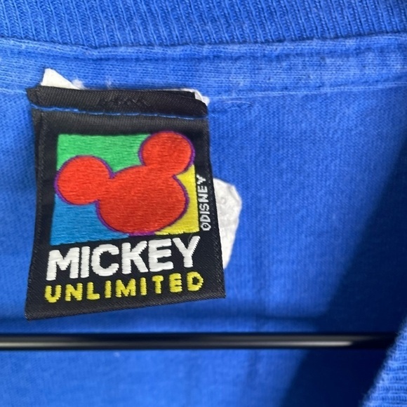 Vintage Mickey Unlimited Women’s Single Stitch Flower Power Mickey T-shirt - Picture 2 of 6